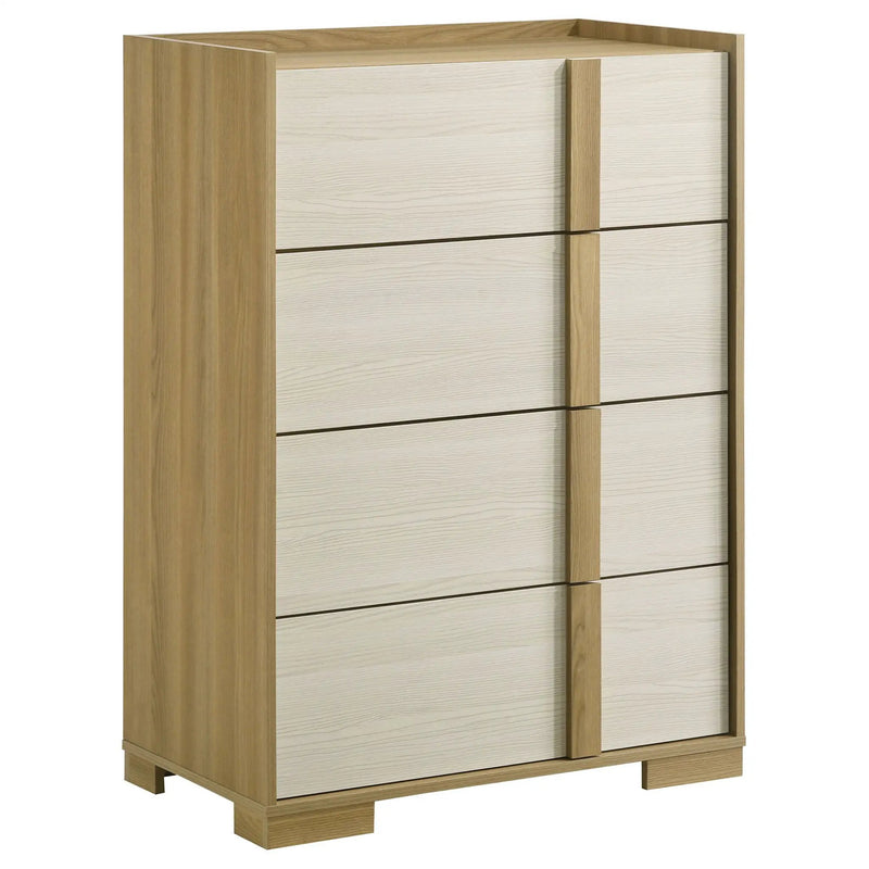 Hyland 4-drawer Chest of Drawers Natural by Unique Piece Furniture