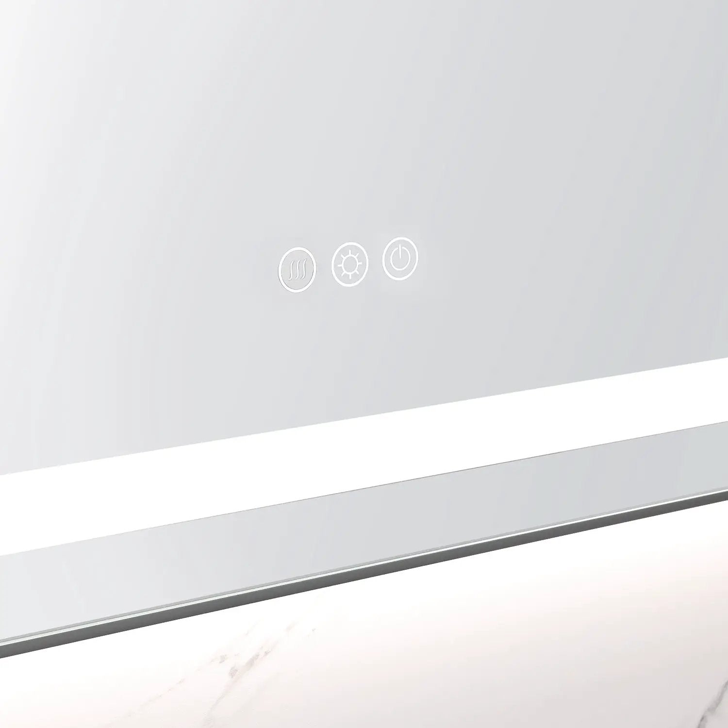 36" x 28" LED Bathroom Mirror with Front and Backlight by HouseOfZazla