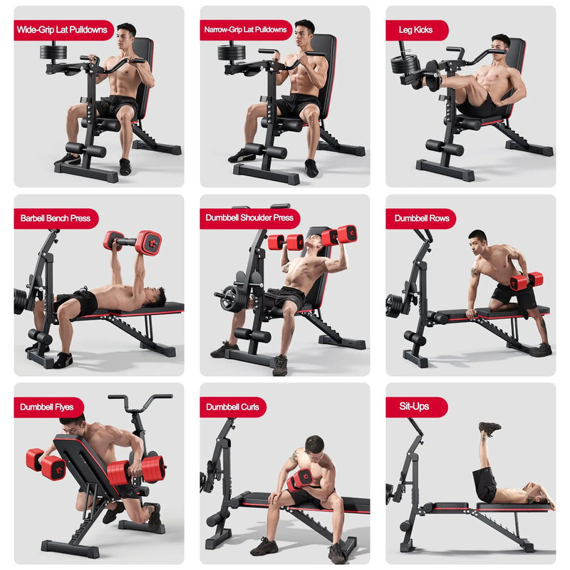 Multi-Functional Adjustable Weight Bench by HouseOfZazla