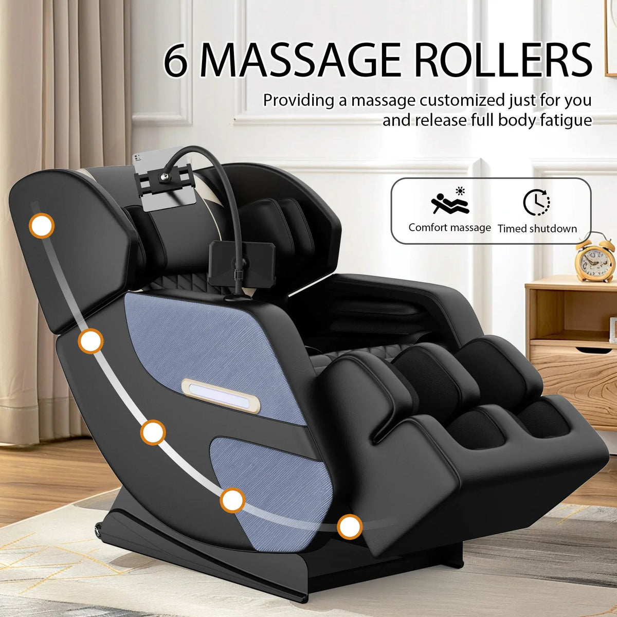 Massage Chair Recliner with Zero Gravity and Full Body Air Pressure by HouseOfZazla