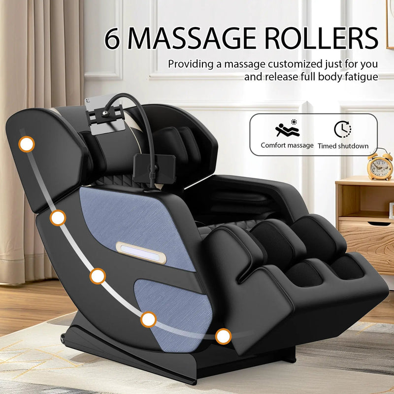 Massage Chair Recliner with Zero Gravity and Full Body Air Pressure by HouseOfZazla