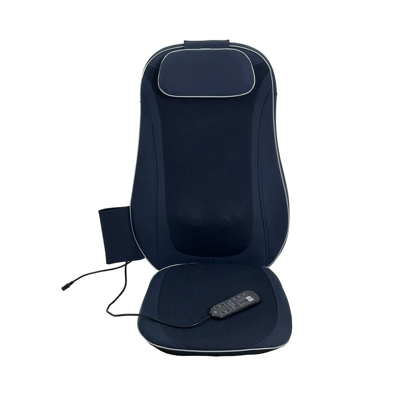 Shiatsu Back Massager with Kneading and Heating-Dark Blue by HouseOfZazla