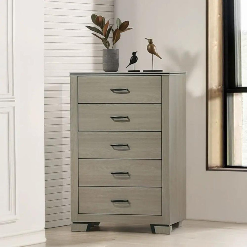 Joanna - Chest - Weathered Gray by Unique Piece Furniture