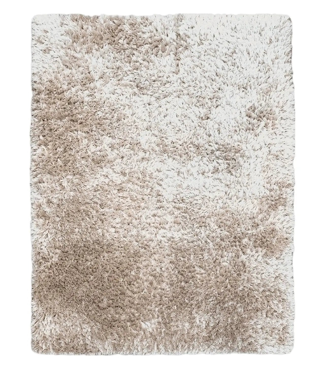 Ivory Shag Rug 6x7, Flokati Carpet, Shaggy Soft Plush Pile Area Rug, Modern Contemporary by Jewel Rugs
