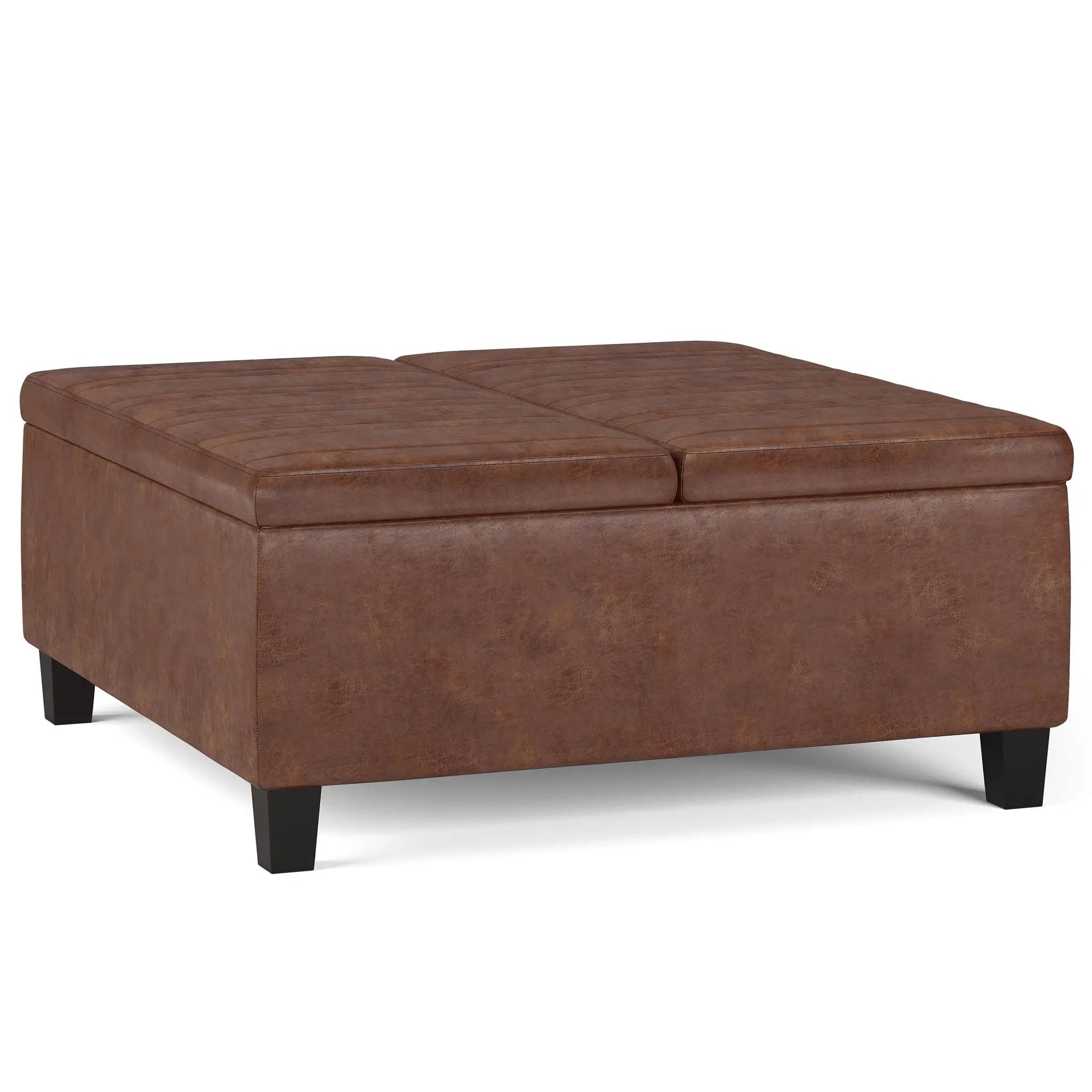 Ellis - Coffee Table Storage Ottoman Contemporary Design by Unique Piece Furniture
