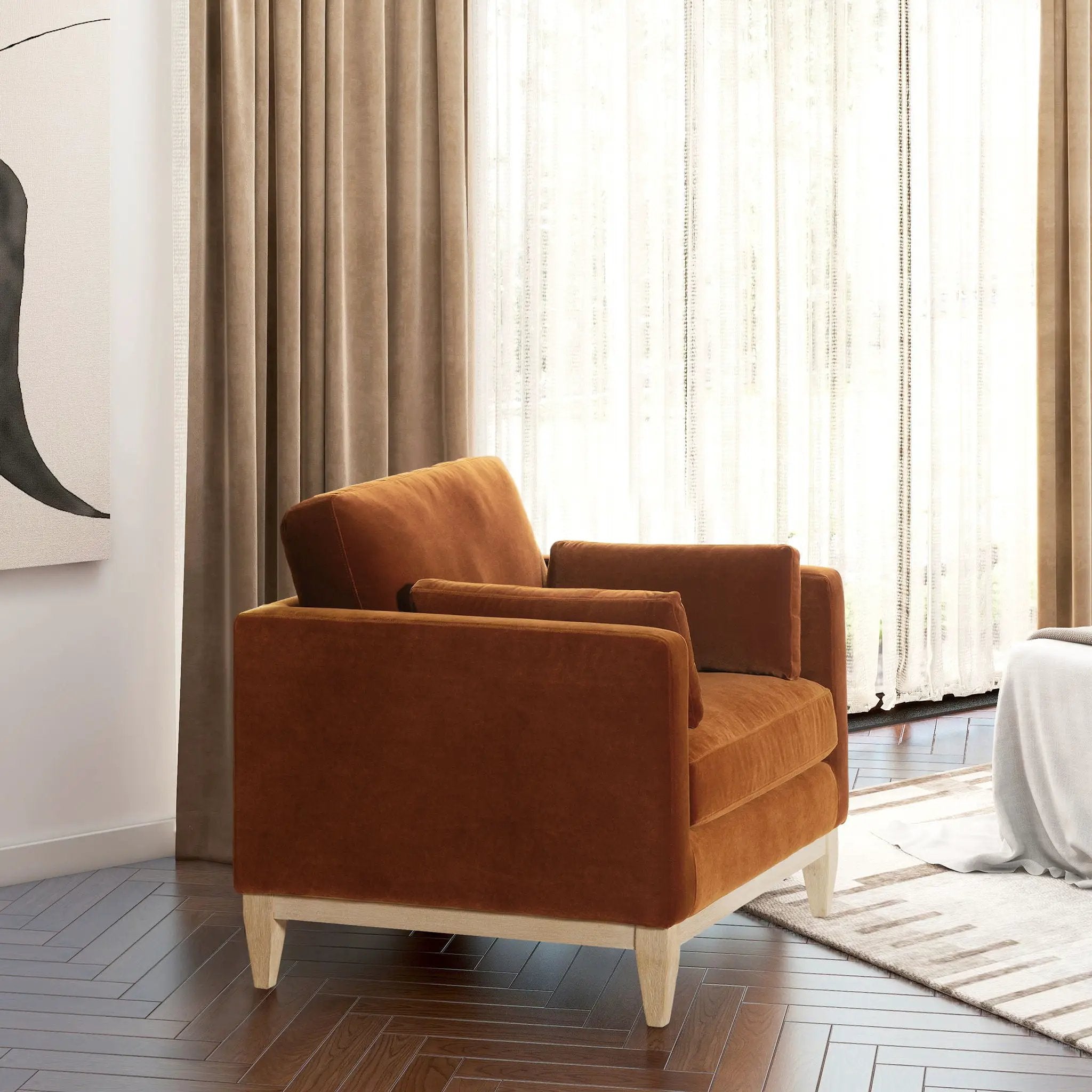 Knox - Modern Farmhouse Arm Chair by Unique Piece Furniture