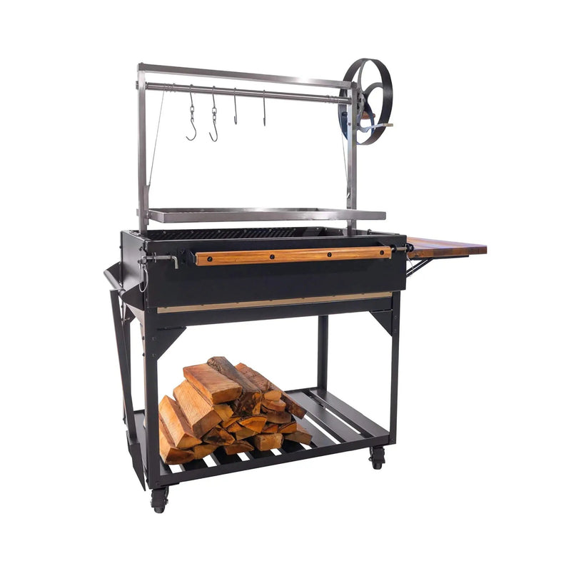 [04X02FT] Heavy-Duty Argentine Santa Maria Heritage Wood Fire And Charcoal BBQ Grill (SAK81735) by SAKSBY WHOLESALE