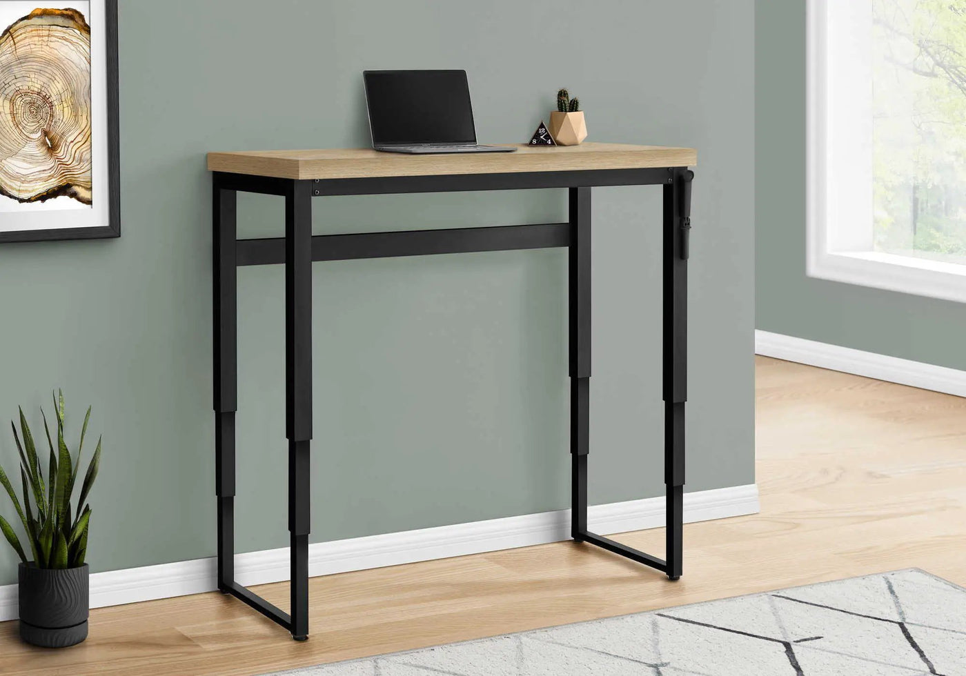 Computer Desk, Home Office, Standing, Adjustable, Laptop, Contemporary & Modern by Unique Piece Furniture