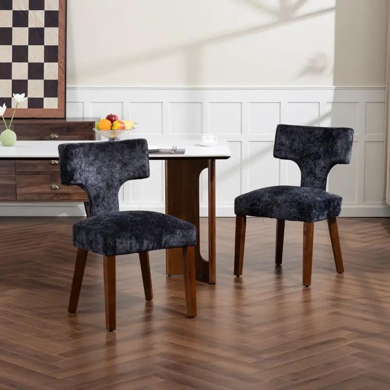 Mid Century Modern Dining Chairs Set of 2 by HouseOfZazla