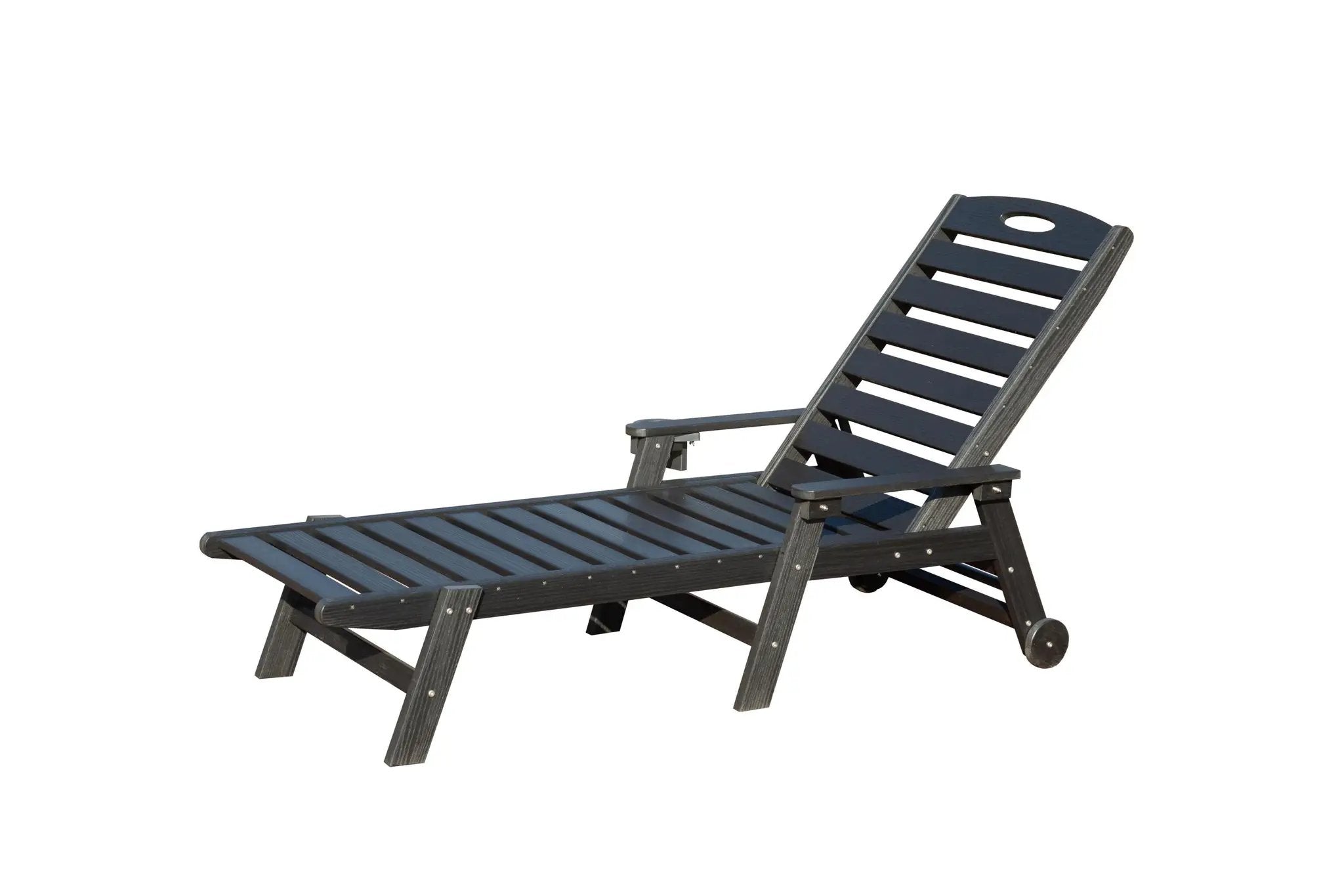 Patio Lounge Chair Outdoor with Reclining Backrest by HouseOfZazla