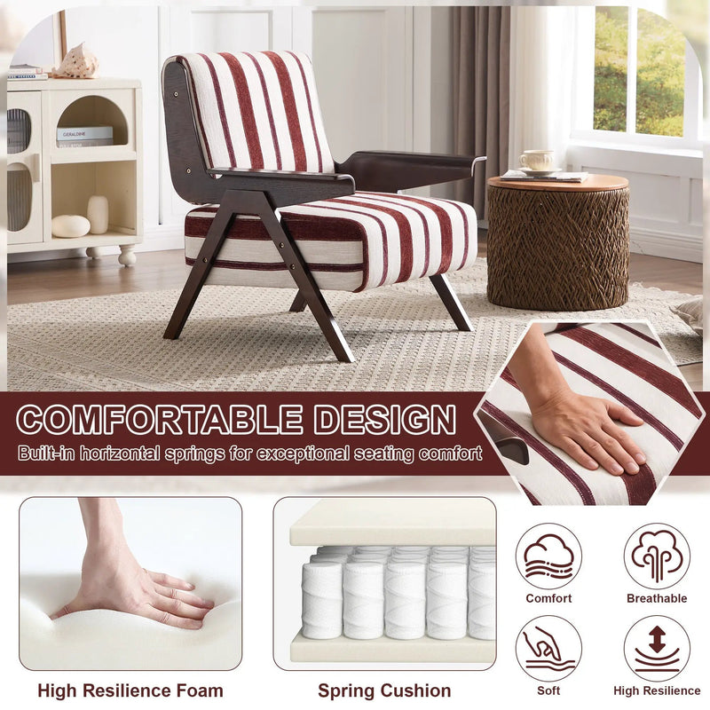 Modern Armchair with Widened Armrests by HouseOfZazla