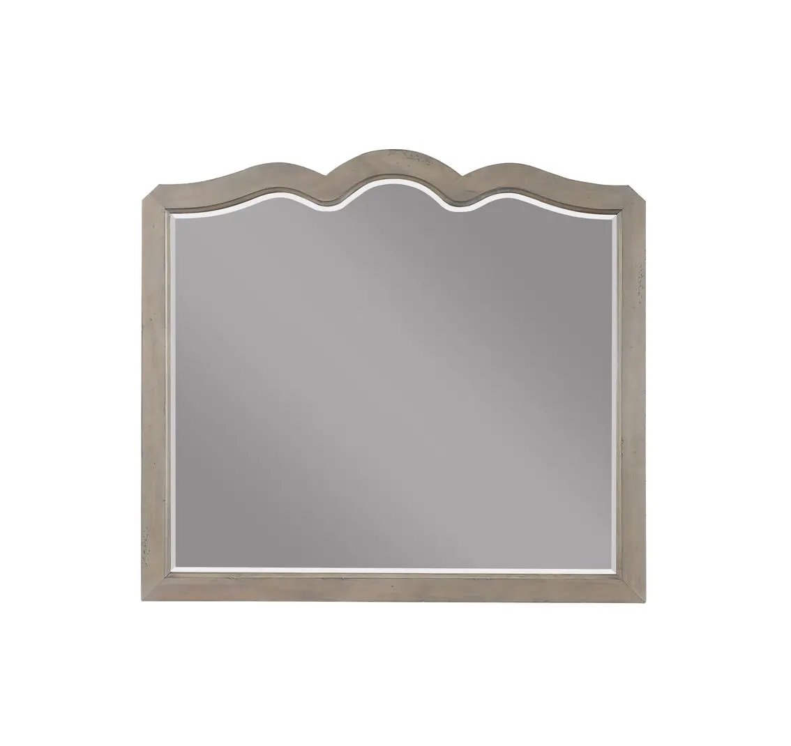 Scallop Shaped Mirror - White Poplar by HouseOfZazla