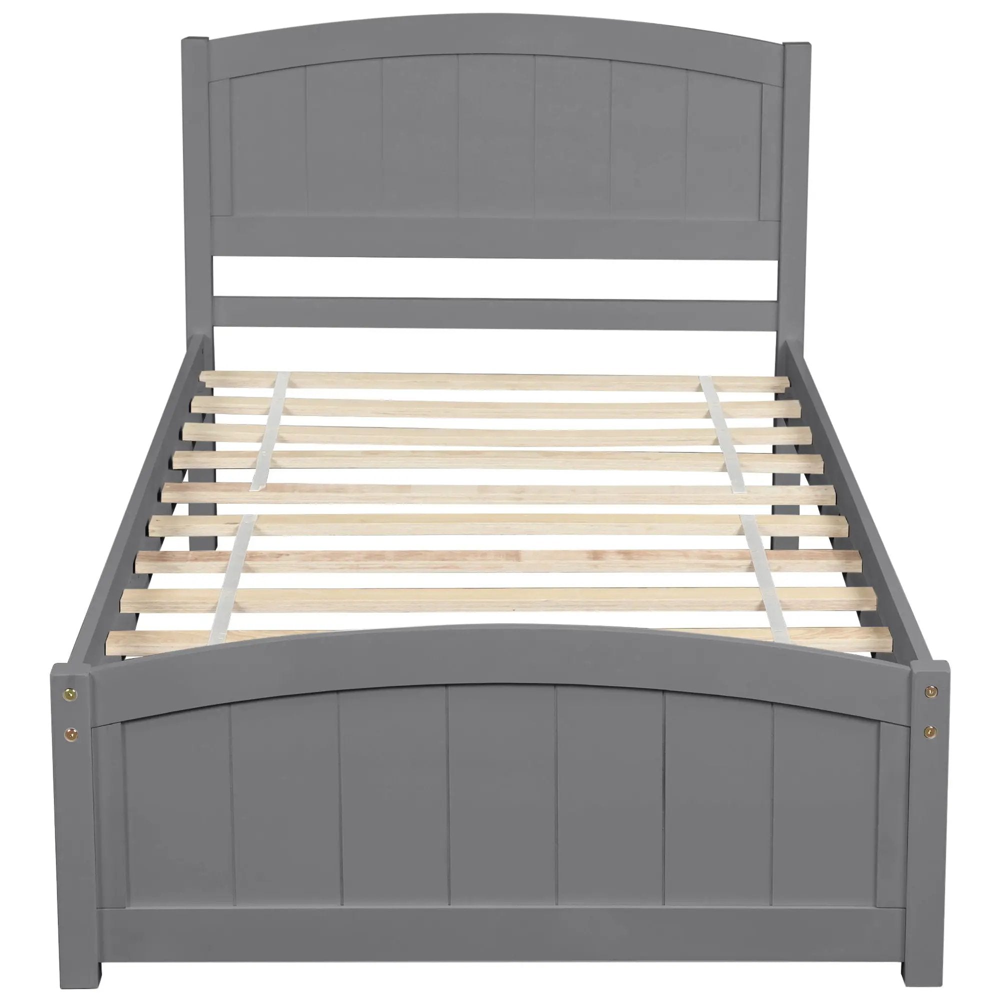 Platform Bed & Headboard, Footboard And Wood Slat Support by HouseOfZazla