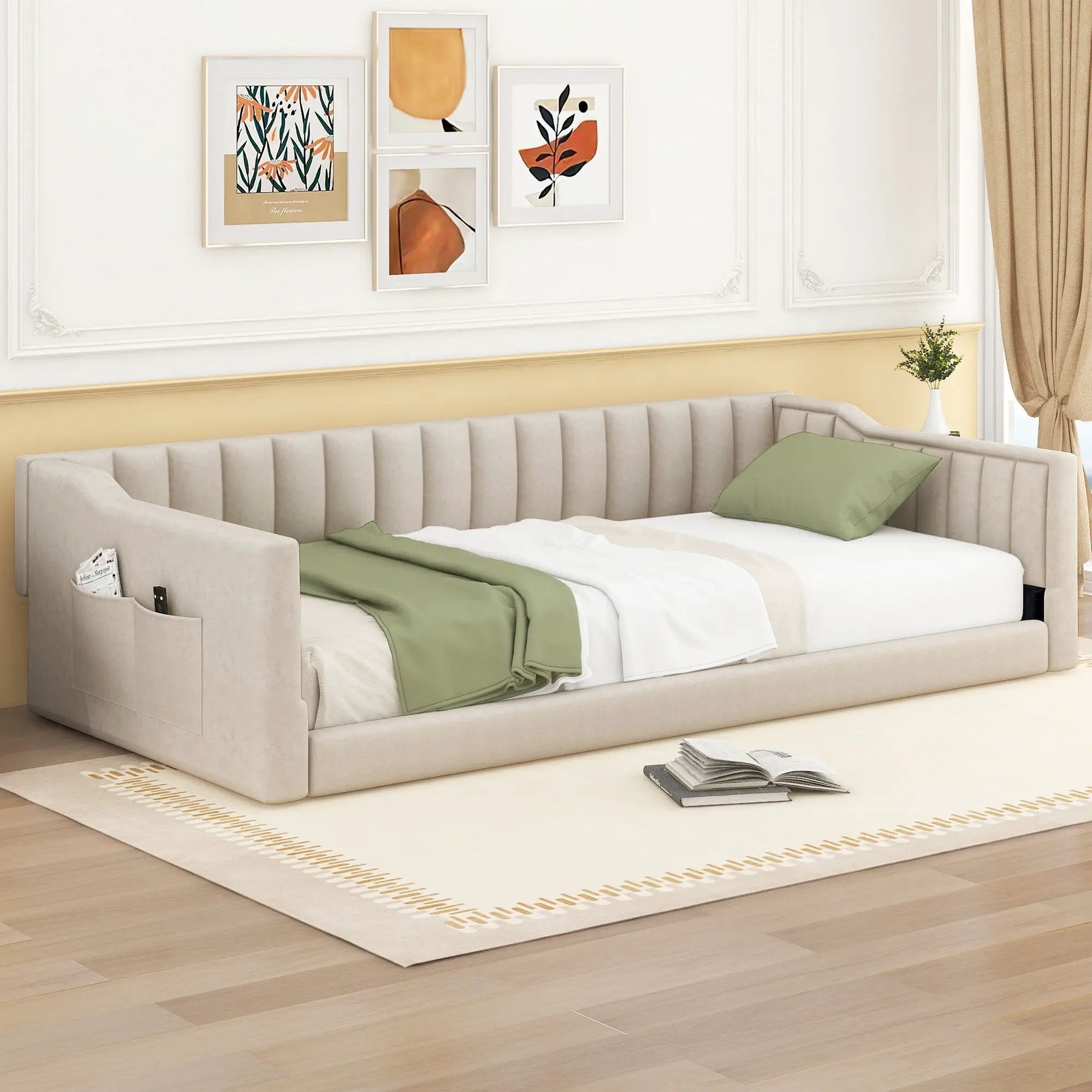 Daybed With Side Storage Pocket by Unique Piece Furniture