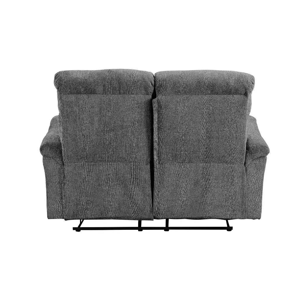 Treyton - Motion Loveseat - Gray Chenille by Unique Piece Furniture