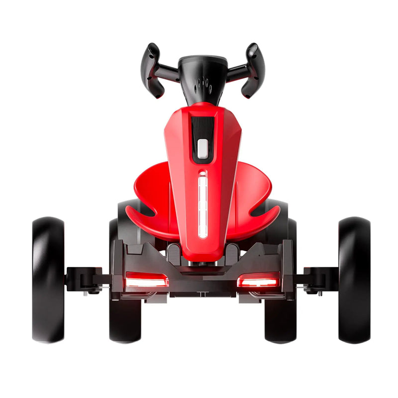 Electric Kids Pedal Go Kart With Adjustable Seat, Foldable Design by HouseOfZazla