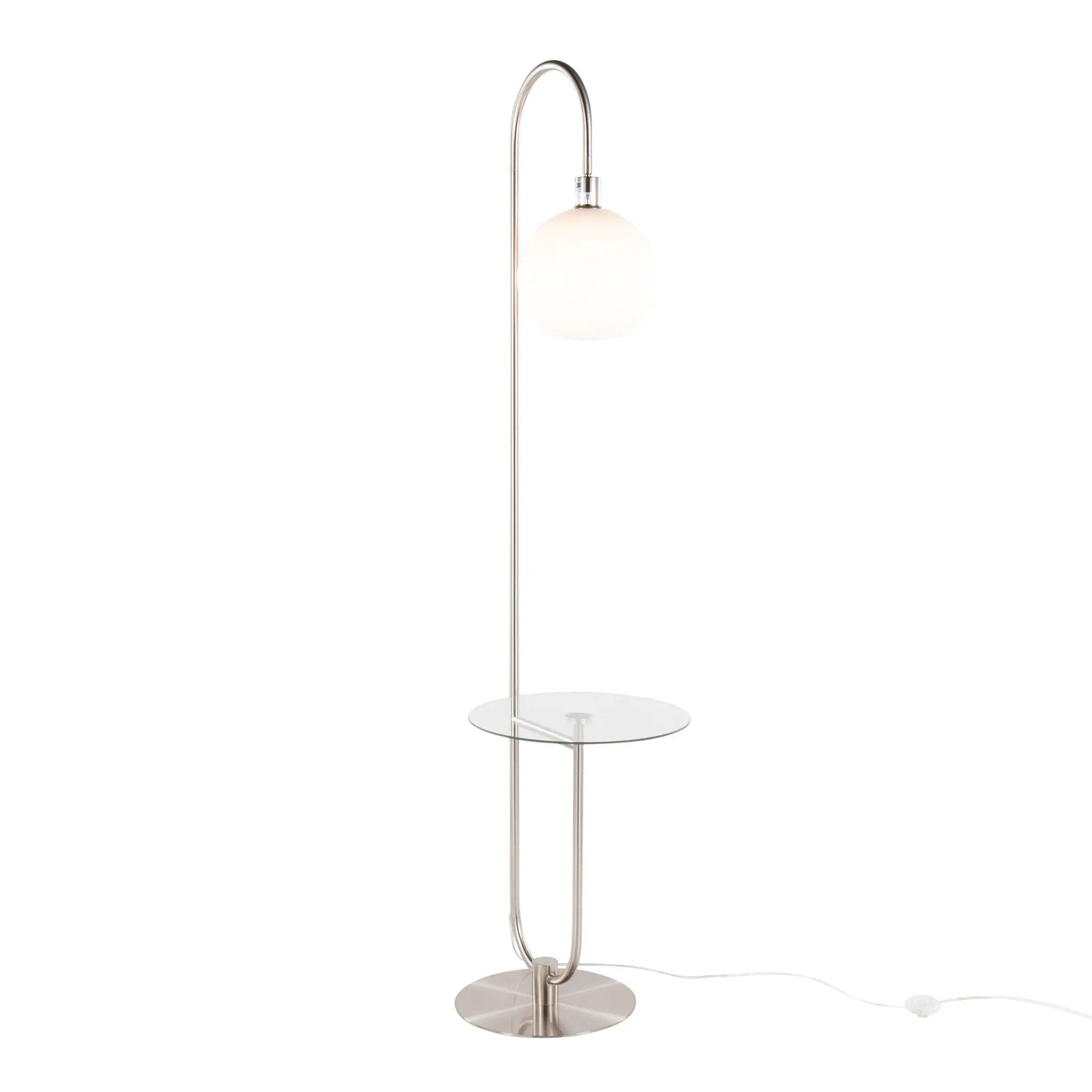 Trombone - Contemporary / Glam Floor Lamp by HouseOfZazla