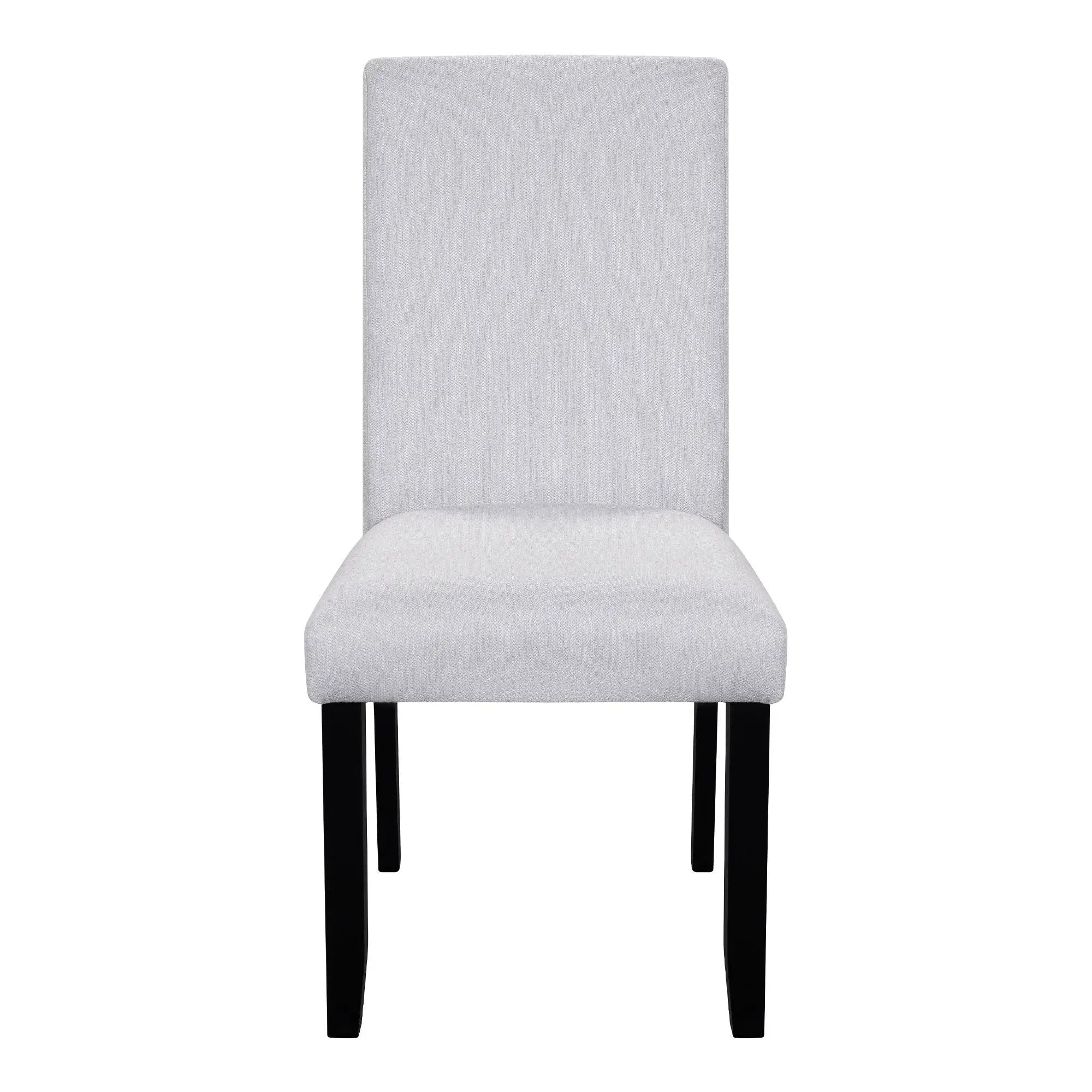 5 Piece Round Dining Table Set, Modern Dining Table And 4 Upholstered Chairs For Dining Room