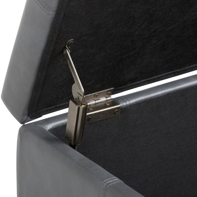 Dover - Upholstered Storage Ottoman Bench by HouseOfZazla