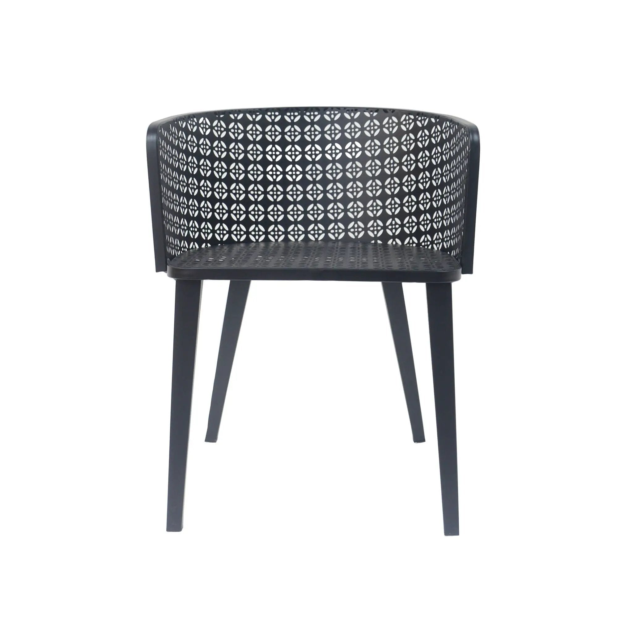 Milan Outdoor Dining Chair Set of 2 by HouseOfZazla