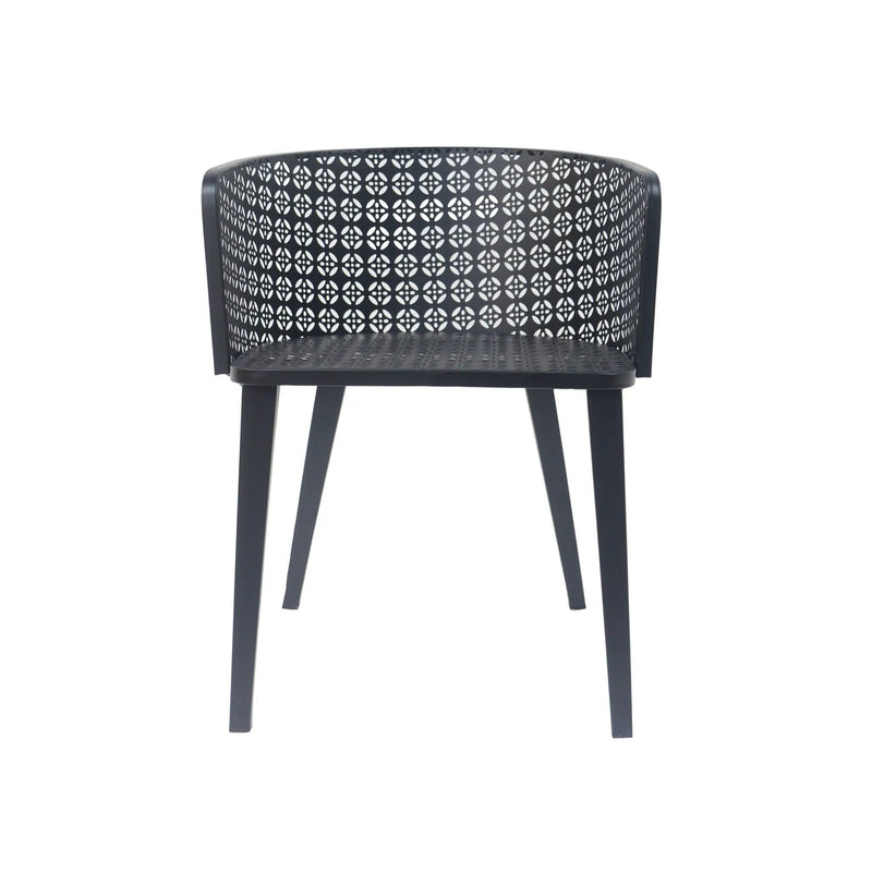 Milan Outdoor Dining Chair Set of 2 by HouseOfZazla