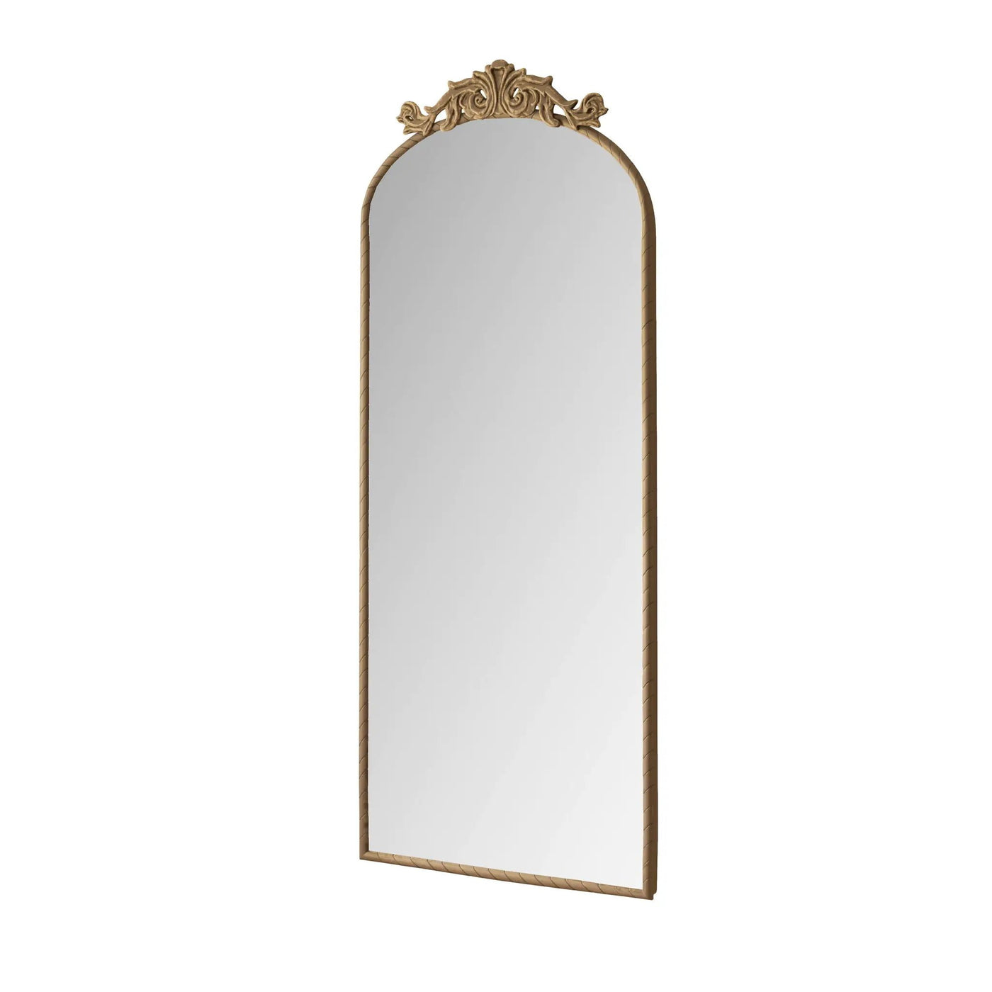Vintage Arched Full Body Mirror, Wall Mounted For Living Room by HouseOfZazla