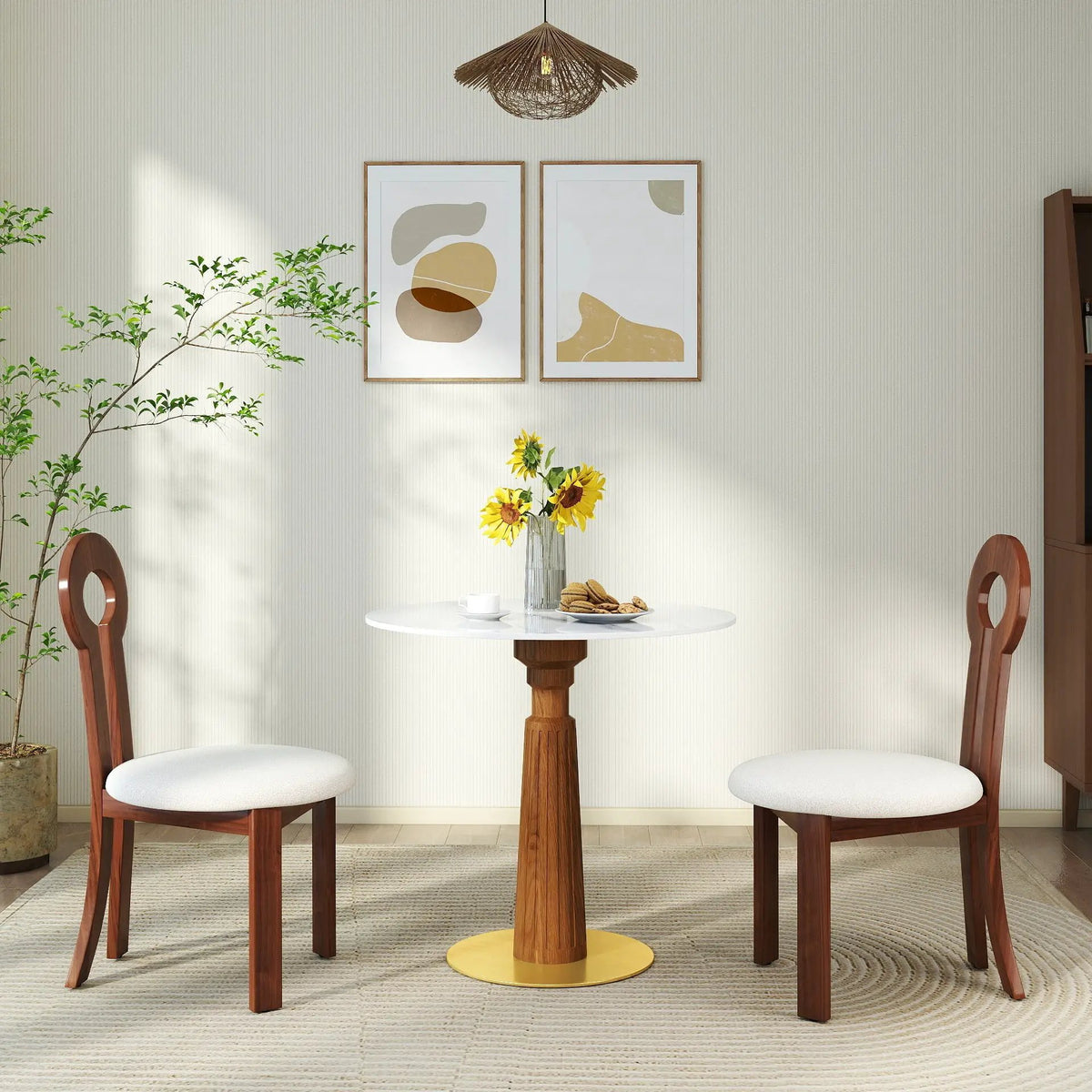 Modern Round Dining Table by HouseOfZazla