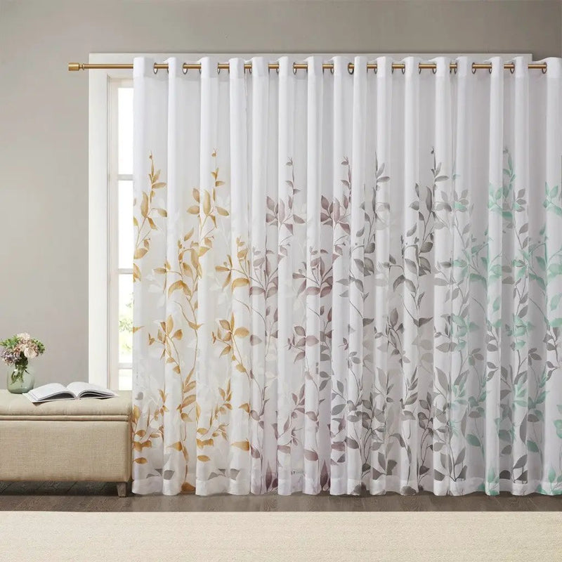 Burnout Printed Curtain Panel (Single Panel) by HouseOfZazla