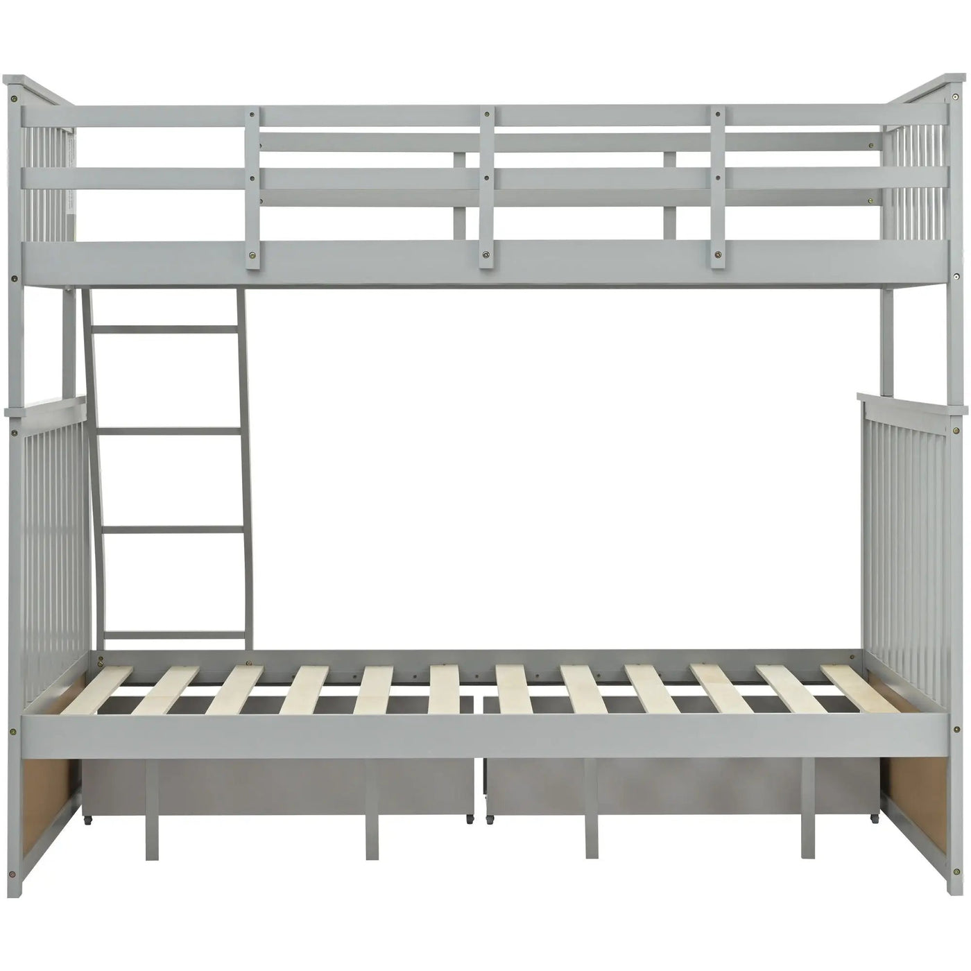 Bunk Bed With Ladder, And Safety Guard Rails by Unique Piece Furniture