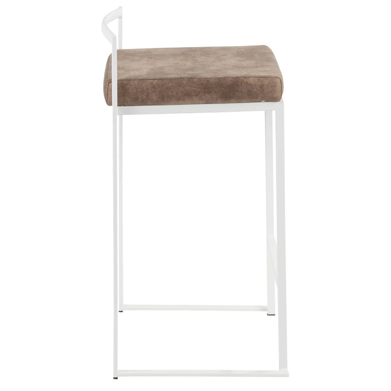 Fuji - Simple Elegance, Contemporary Stackable Counter Stool by HouseOfZazla