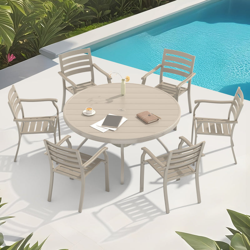 VRSHWO Iron Terrace Dining Chairs, Set of 2 by HouseOfZazla