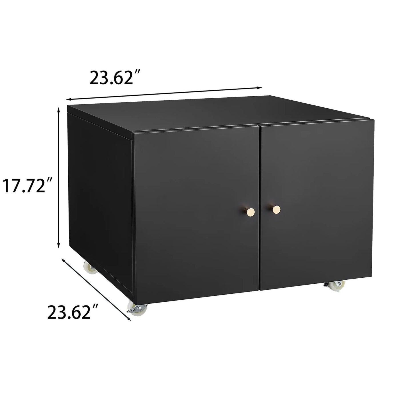 Office Furniture Copier Cabinet 2 Door Steel Copier Stand Mobile Pedestal File Printer Stand by Unique Piece Furniture