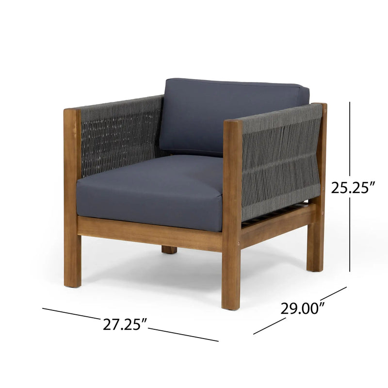 Laurel Outdoor Club Chair Set of 2 by HouseOfZazla