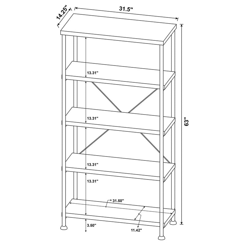 4 Shelf Bookcase by HouseOfZazla