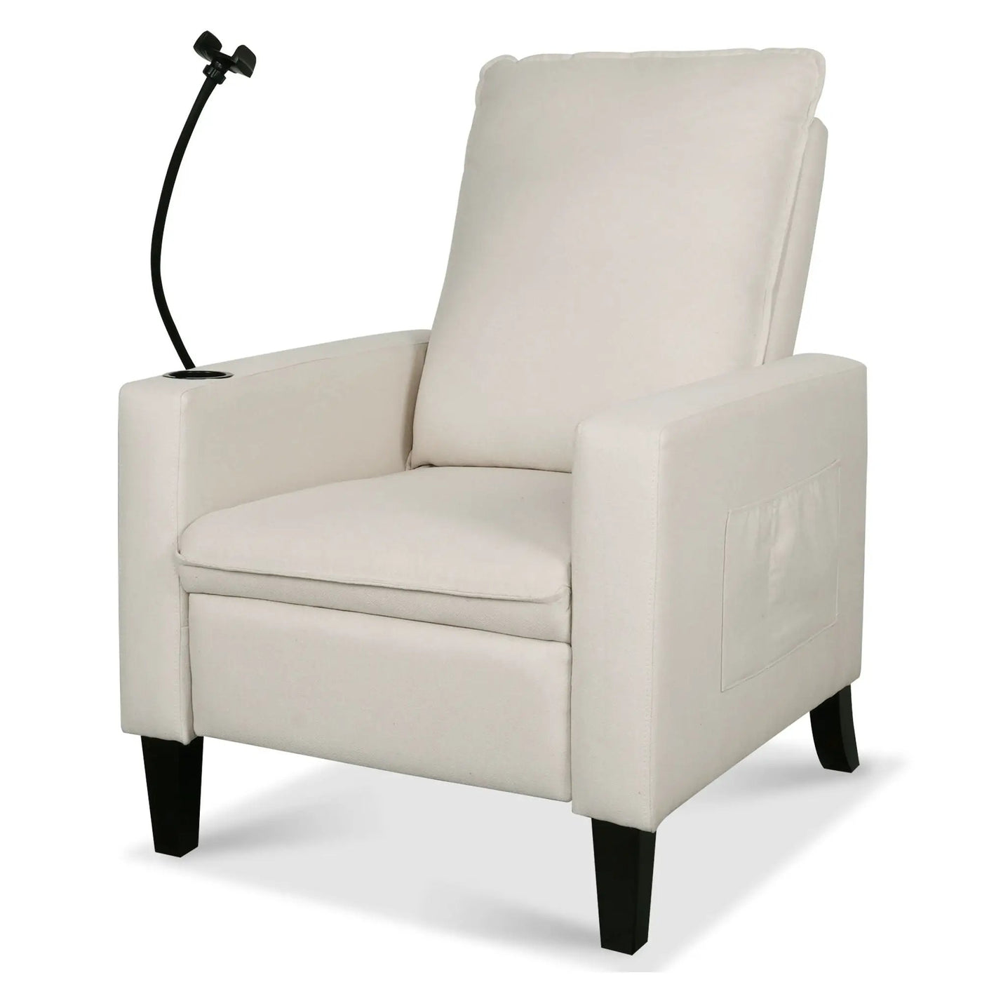 Recliner Chairs For Adults, Adjustable Recliner Sofa With Mobile Phone Holder & Cup Holder, Modern Reclining Chairs Fabric Push Back Recliner Chairs For Living Room, Bedroom by HouseOfZazla