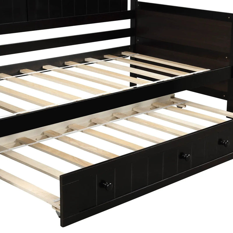 Wooden Daybed, Sofa Bed, No Box Spring Needed by HouseOfZazla