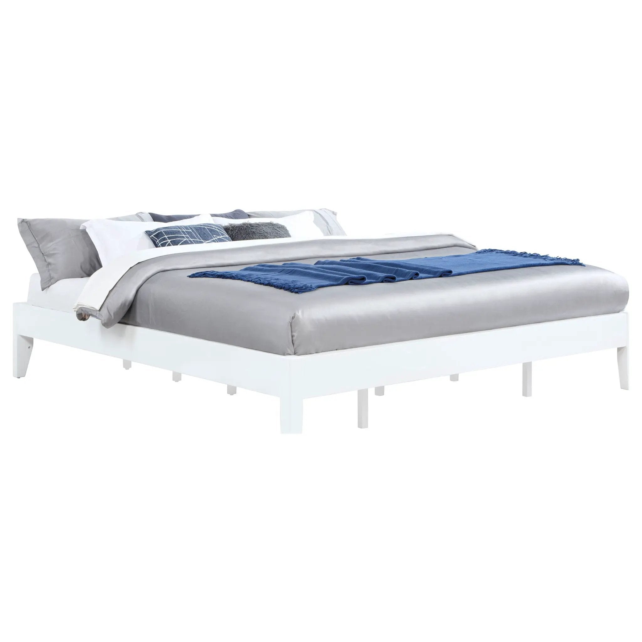 Hounslow Eastern King Universal Platform Bed White by Unique Piece Furniture