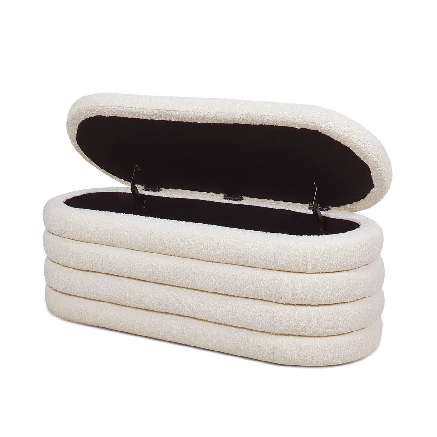 Fuji - Upholstered Oval Storage Bench by Unique Piece Furniture