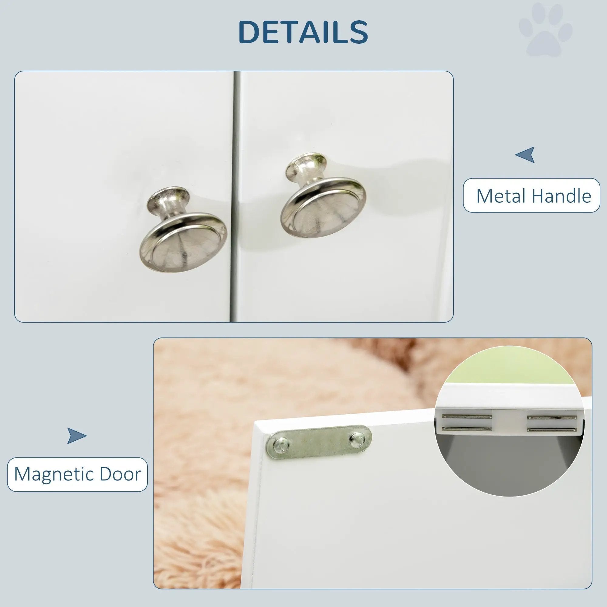 PawHut Large Elevated Dog Bowls with Storage Cabinet by HouseOfZazla