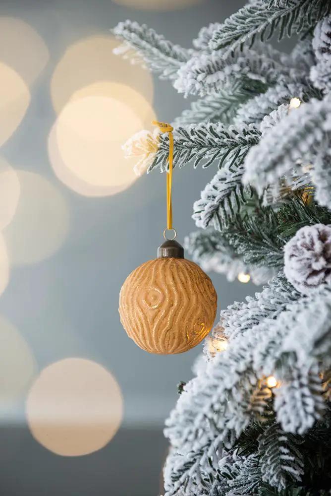 Christmas Ball Glass Decorative Hanging Ball Christmas Tree Ornaments For Holiday Party Decorations by Unique Piece Furniture