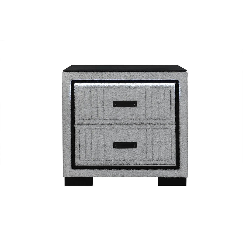 Isaiah - Nightstand With Upholstered Frame by Unique Piece Furniture