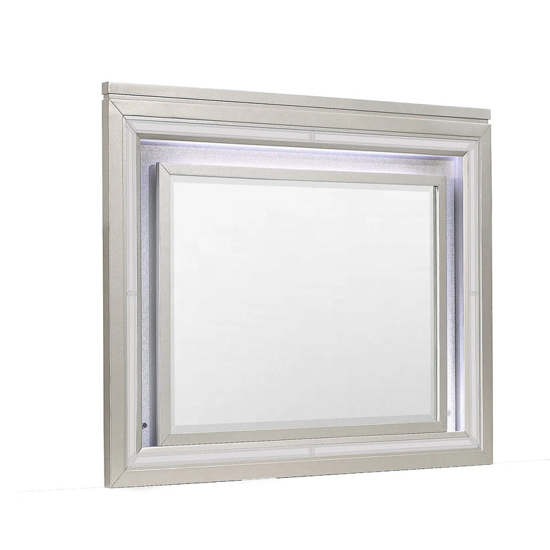 Cross - Glam Mirror With LED - Champagne by HouseOfZazla