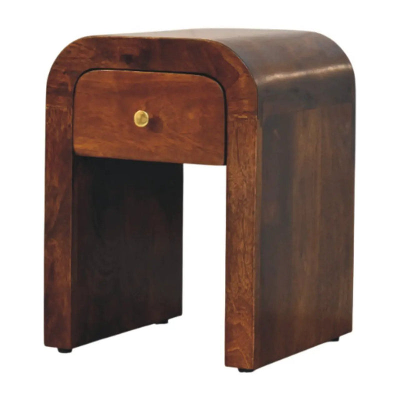 Mini Darcy - Nightstand With Curved Edges by HouseOfZazla