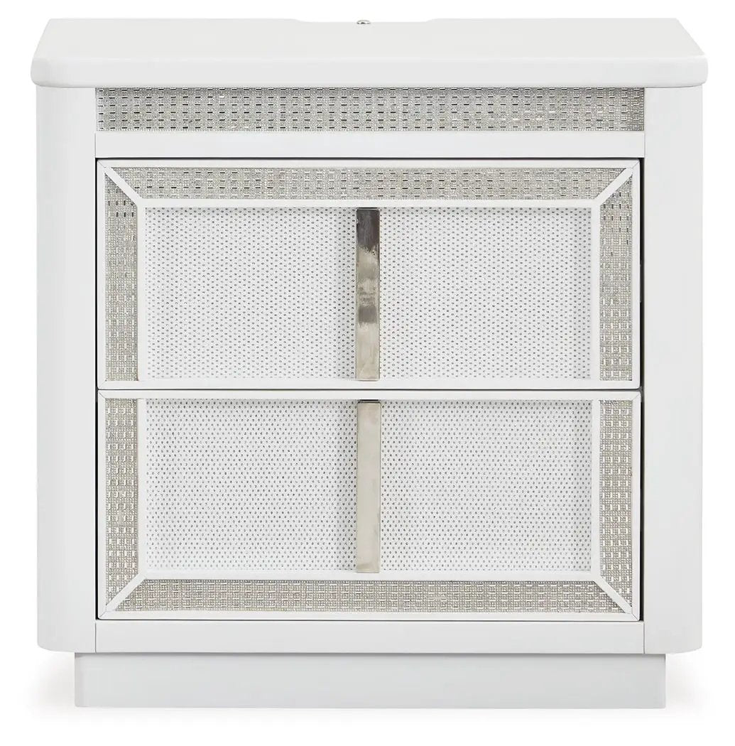 Chalanna - Two Drawer Night Stand - White by Unique Piece Furniture