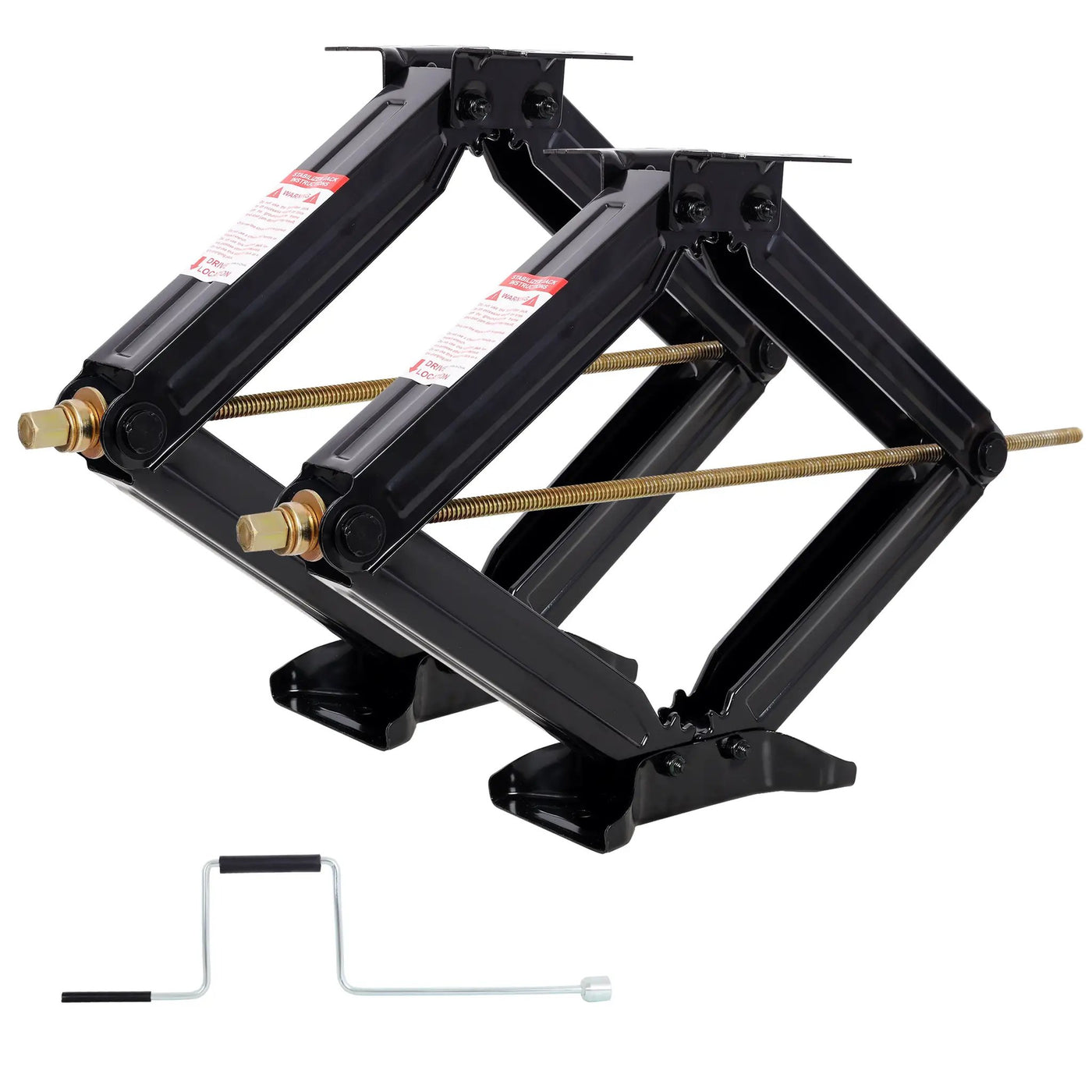 5000 lbs RV Scissor Jacks - Set of 2 by HouseOfZazla