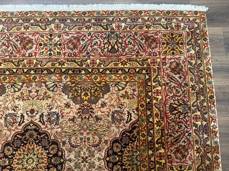Indian Agra Rug 9x12, Fine Oriental Carpet by Jewel Rugs