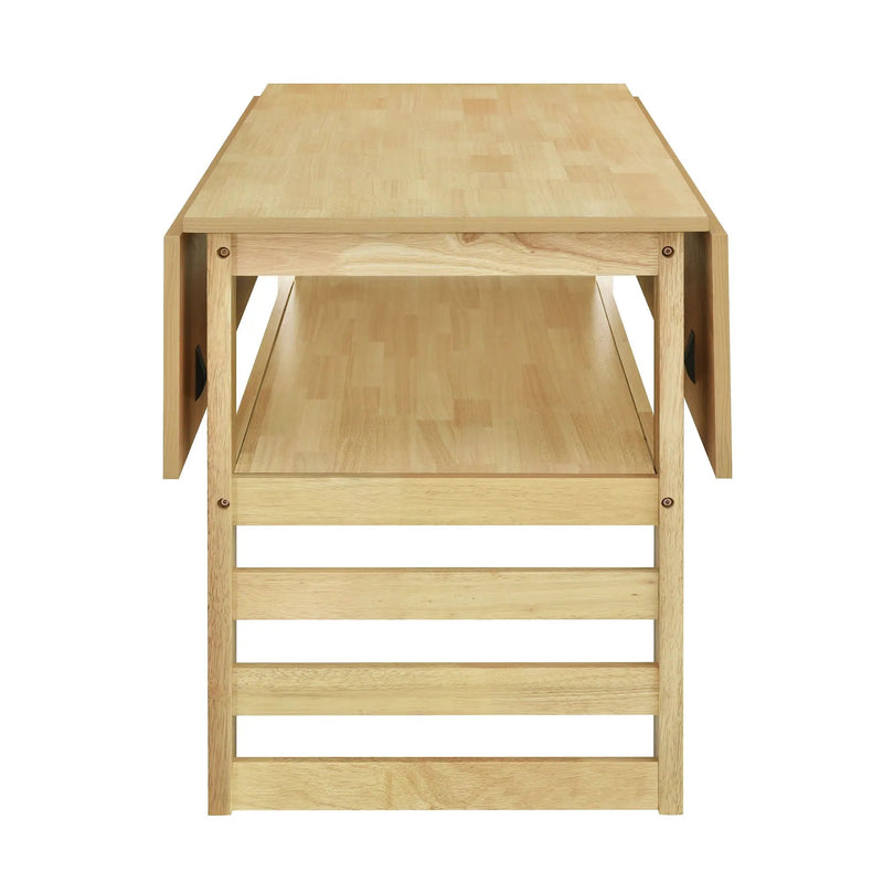 5 Piece Extendable Wood Square Dining Table Set With 2 Drop Leaves by HouseOfZazla