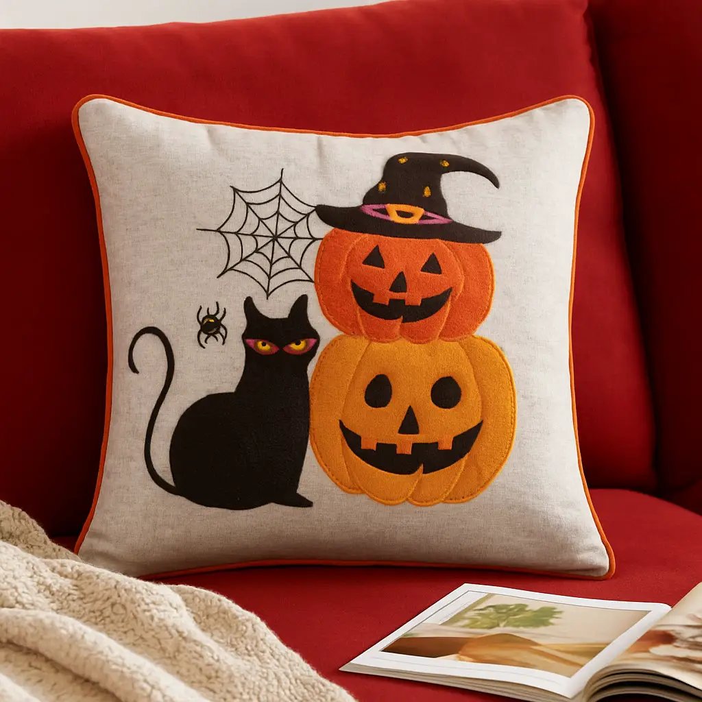 Halloween Decorative Pillow by HouseOfZazla