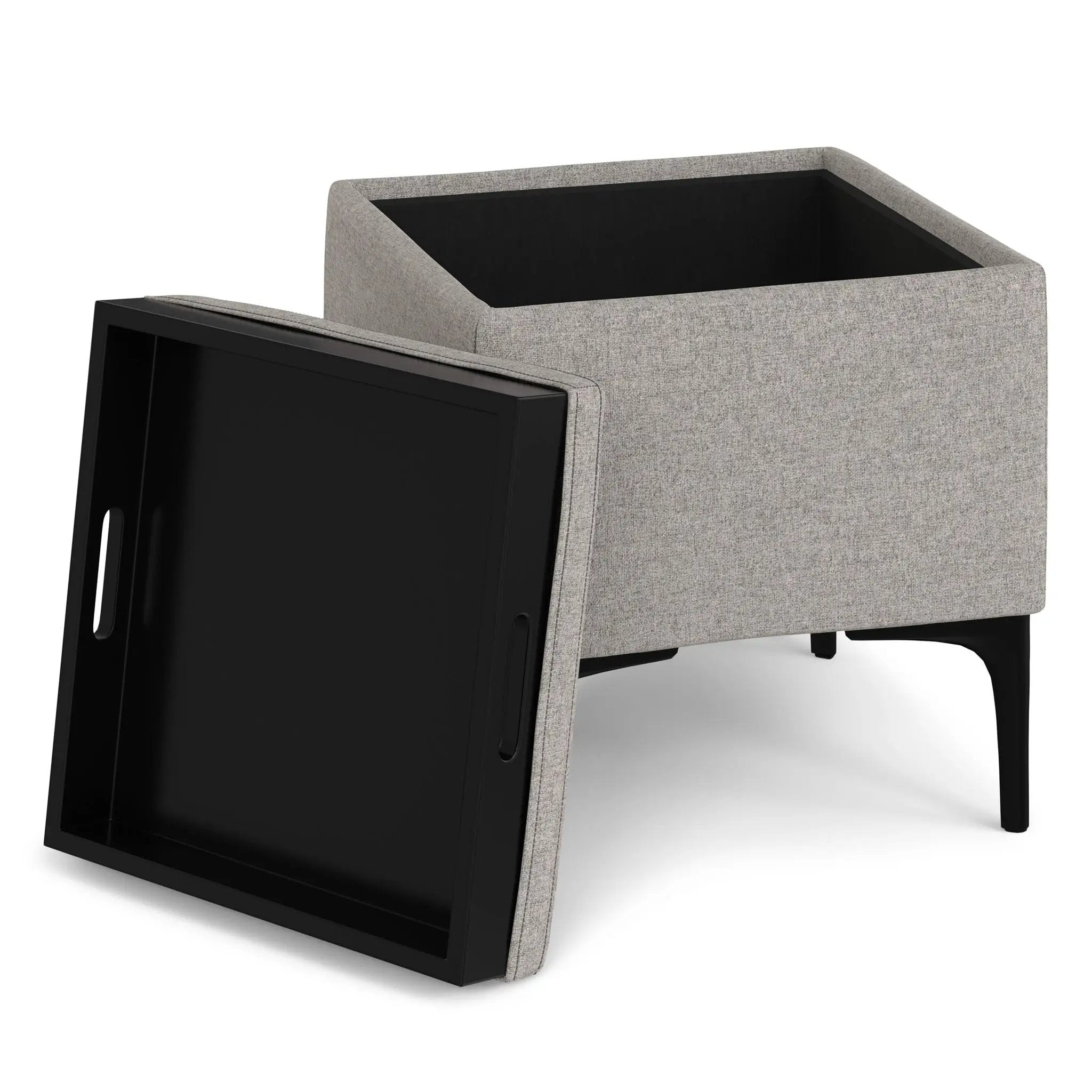 Natasha - Multifunctional Storage Ottoman With Tray by Unique Piece Furniture
