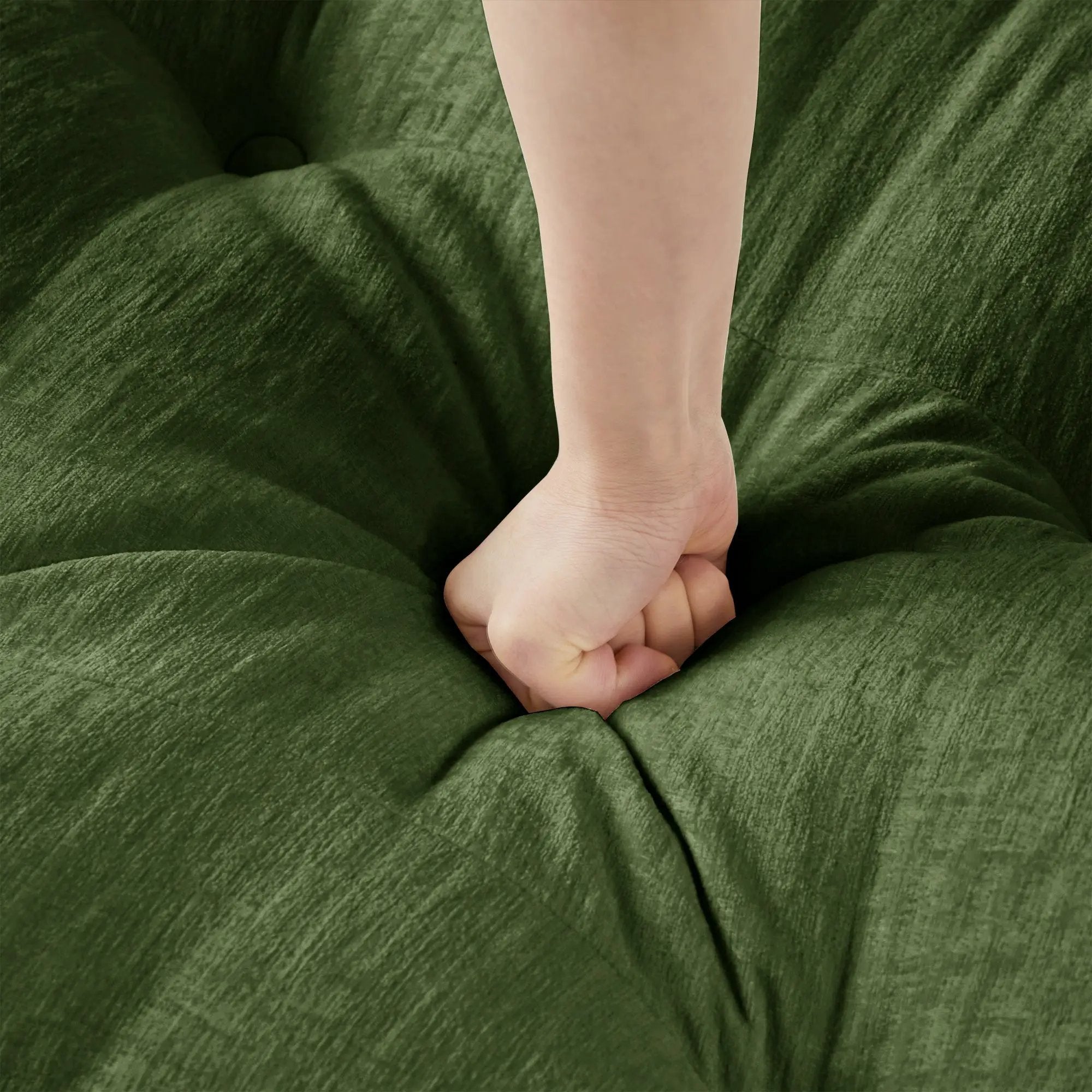 73 Chenille Ottoman by HouseOfZazla
